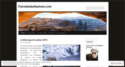 Desktop Screenshot of fairedelabellephoto.com